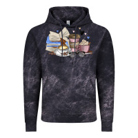Cloud Black coffee and books Vintage Hoodie - MaliasSmallBusiness