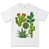 White watercolor cactus bundle preview Premium Tee - BarkalooDesign