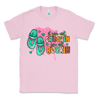 Bubblegum Pink if you aint crockin you aint rockin Classic Tee - MaliasSmallBusiness