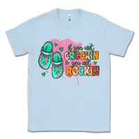 Dusty Blue if you aint crockin you aint rockin Classic Tee - MaliasSmallBusiness