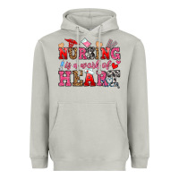Moon Dust nursing is a work of heart Heavyweight Hoodie - OliviaCreatesArt