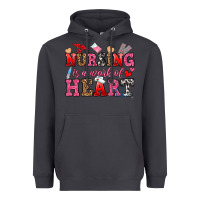 Smoke nursing is a work of heart Heavyweight Hoodie - OliviaCreatesArt