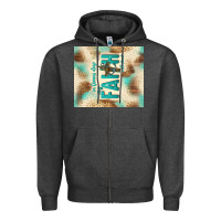 Charcoal Heather faith with cross Zipper Hoodie - TumblerDesignByShophia