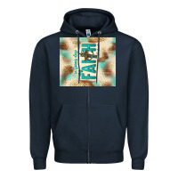 Navy faith with cross Zipper Hoodie - TumblerDesignByShophia
