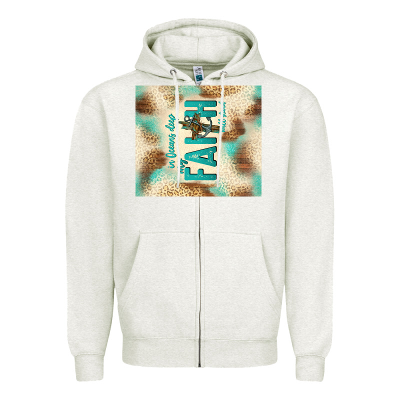 Faith With Cross Zipper Hoodie by TumblerDesignByShophia | Teevron