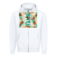 White faith with cross Zipper Hoodie - TumblerDesignByShophia