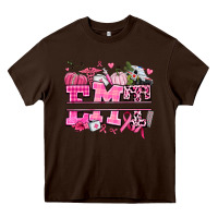 Chocolate Brown emt cancer and fall Heavy Core Tee - AdoDesignShop