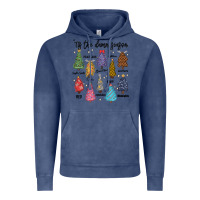Vintage Denim tis the damn season music Vintage Hoodie - MaliasSmallBusiness