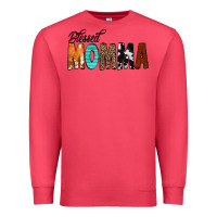 Cardinal Blessed Momma Premium Sweatshirt - CowCowDesign