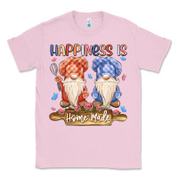 Bubblegum Pink happiness is homemade Classic Tee - MaliasSmallBusiness
