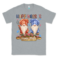 Heather Grey happiness is homemade Classic Tee - MaliasSmallBusiness