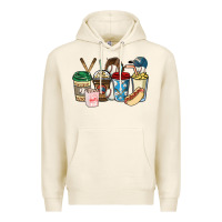 Tofu Baseball coffee cups Premium Hoodie - HowdyJamesFarm