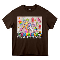 Chocolate Brown popsicle's and unicorn Heavy Core Tee - AdoDesignShop