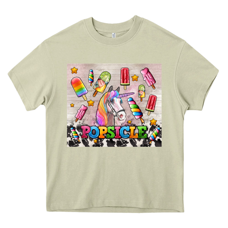 Popsicle's And Unicorn Heavy Core Tee by AdoDesignShop | Teevron