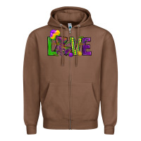 Chestnut Love Louisiana Zipper Hoodie - HowdyJamesFarm