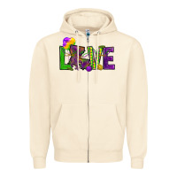 Sandshell Love Louisiana Zipper Hoodie - HowdyJamesFarm