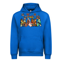 Cobalt fur mama Urban Hoodie - CowhideDigitalArt