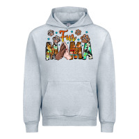 Heather Grey fur mama Urban Hoodie - CowhideDigitalArt