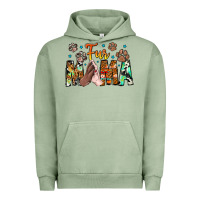 Pigment Oil Green fur mama Urban Hoodie - CowhideDigitalArt