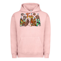 Pigment Salmon fur mama Urban Hoodie - CowhideDigitalArt