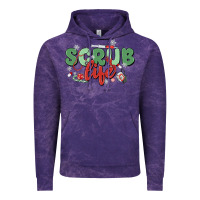 Cloud Purple scrub life Vintage Hoodie - MaliasSmallBusiness