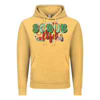 Vintage Mustard scrub life Vintage Hoodie - MaliasSmallBusiness