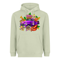 Matcha mardi gras truck olivia Heavyweight Hoodie - OliviaCreatesArt