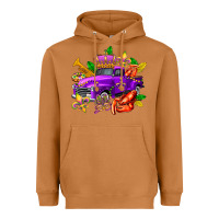 Meerkat mardi gras truck olivia Heavyweight Hoodie - OliviaCreatesArt