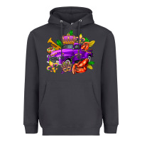 Smoke mardi gras truck olivia Heavyweight Hoodie - OliviaCreatesArt