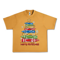 Crayons Tree Christmas Urban Heavy Tee | Teevron