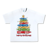 White crayons tree christmas Urban Heavy Tee - MaliasSmallBusiness