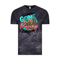 Cloud Black gone racing Vintage Tee - MaliasSmallBusiness