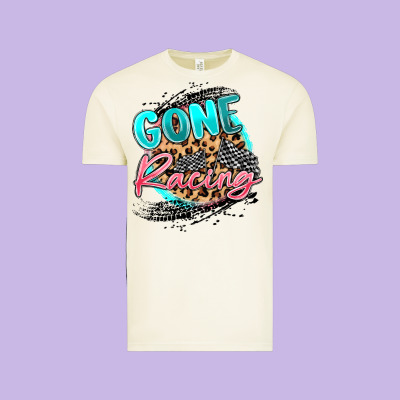 Gone Racing Vintage Tee Designed By Maliassmallbusiness