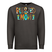 Smoke Blessed Mom Premium Sweatshirt - CowCowDesign