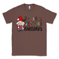 Chestnut just a girk who loves christmas Classic Tee - CowhideDigitalArt