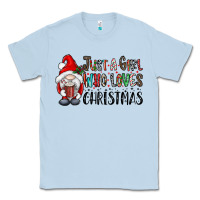 Just A Girk Who Loves Christmas Classic Tee | Teevron
