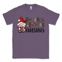 Lavender just a girk who loves christmas Classic Tee - CowhideDigitalArt