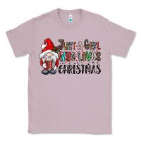 Lilac just a girk who loves christmas Classic Tee - CowhideDigitalArt