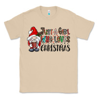 Mushroom just a girk who loves christmas Classic Tee - CowhideDigitalArt
