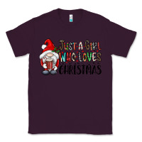 Plum just a girk who loves christmas Classic Tee - CowhideDigitalArt