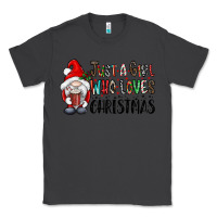 Smoke just a girk who loves christmas Classic Tee - CowhideDigitalArt