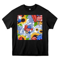 Black patriotic popsicle Heavy Core Tee - BundleAndBundleShop