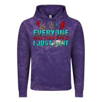 Cloud Purple everyone was thinking it i just said Vintage Hoodie - NancyCooperArtShop