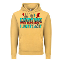 Vintage Mustard everyone was thinking it i just said Vintage Hoodie - NancyCooperArtShop