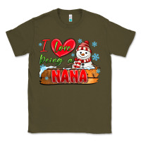 Army Green i love being a nana Classic Tee - MaliasSmallBusiness