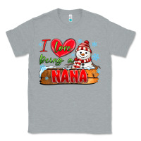 Heather Grey i love being a nana Classic Tee - MaliasSmallBusiness
