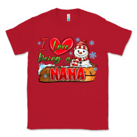 Red i love being a nana Classic Tee - MaliasSmallBusiness