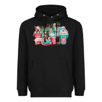 Black pig coffee cups Heavyweight Hoodie - OliviaCreatesArt