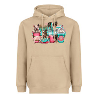 Mushroom pig coffee cups Heavyweight Hoodie - OliviaCreatesArt