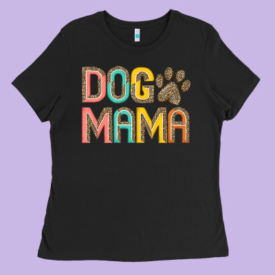 Dog Mama Ladies Tee Designed By Jahusdesignshop
